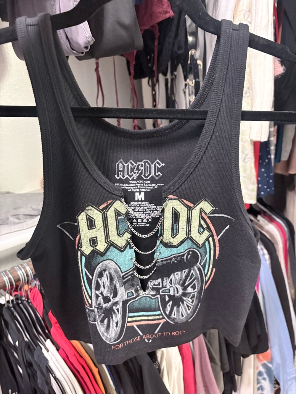 AC/DC Highway to Hell Chain Top